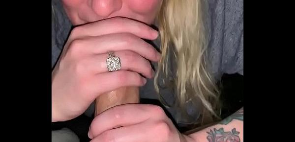  Married slut gets a unwanted mouthful